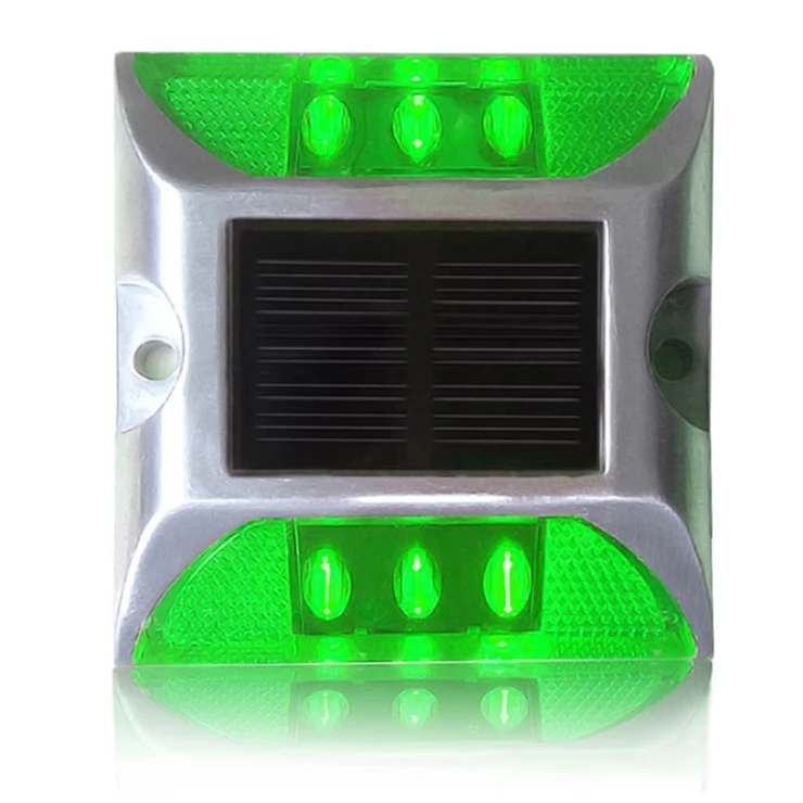 Durable Solar Traffic Lights Outdoor Stud Road Safety Markers 6 LED