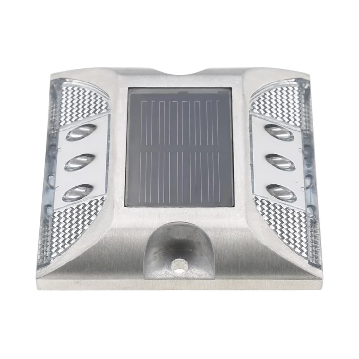 Durable Solar Traffic Lights Outdoor Stud Road Safety Markers 6 LED