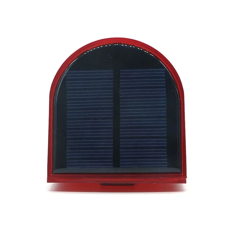 Solar Security Alarm Light Motion Sensor Warning Sound 110DB System