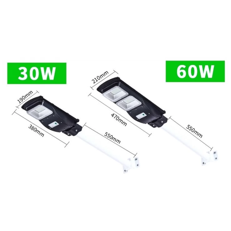 Powerful LED Solar Street Light with Radar Induction Motion Sensor