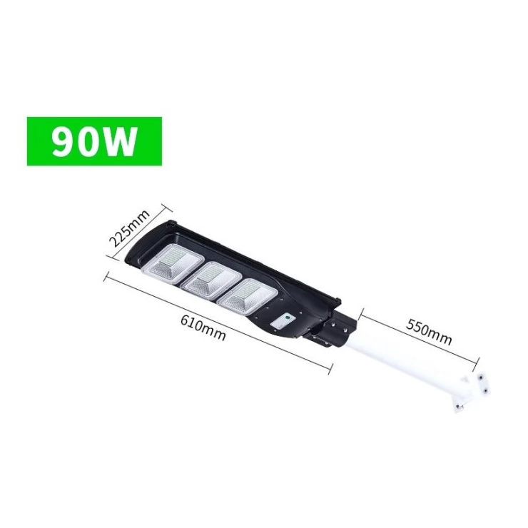 Powerful LED Solar Street Light with Radar Induction Motion Sensor