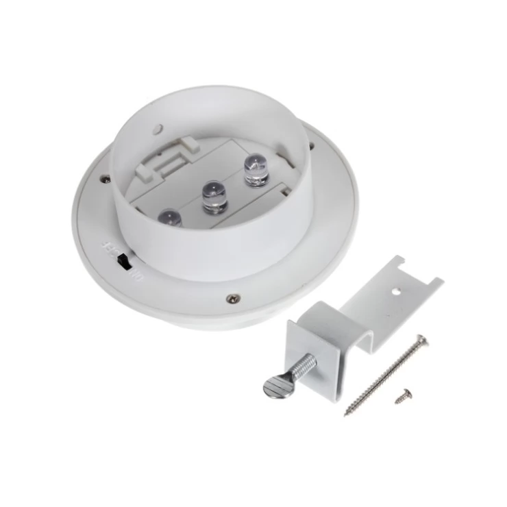 Outdoor 3 LED solar light for garden fence