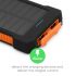 Dual USB Solar Power Bank 10000mAh Universal Battery Charger Torch
