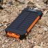 Dual USB Solar Power Bank 10000mAh Universal Battery Charger Torch