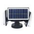 Bright 20W Dual Twin Head Solar Sensor Security Wall Light 80 COB LED