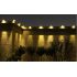 Outdoor 3 LED solar light for garden fence