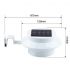 Outdoor 3 LED solar light for garden fence