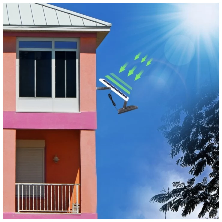 Solar Garden Flood Light RGB Colours Landscape Decoration With Remote