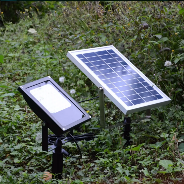 Solar Garden Flood Light RGB Colours Landscape Decoration With Remote