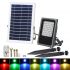 Solar Garden Flood Light RGB Colours Landscape Decoration With Remote