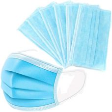 FREE Medical Disposable Mask 3-Layes Blue with Earloops 10pcs Kit