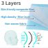 FREE Medical Disposable Mask 3-Layes Blue with Earloops 10pcs Kit