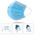 FREE Medical Disposable Mask 3-Layes Blue with Earloops 10pcs Kit