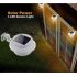 Outdoor 3 LED solar light for garden fence