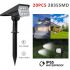Bright 20 LED Solar Path Spot Light for Garden Landscape Decoration