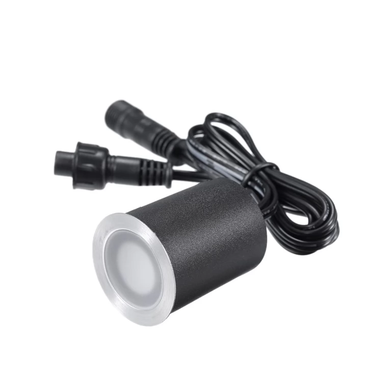 Stainless Steel In-Ground Buried Solar Deck Lights Outdoor Kit