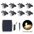 Stainless Steel In-Ground Buried Solar Deck Lights Outdoor Kit
