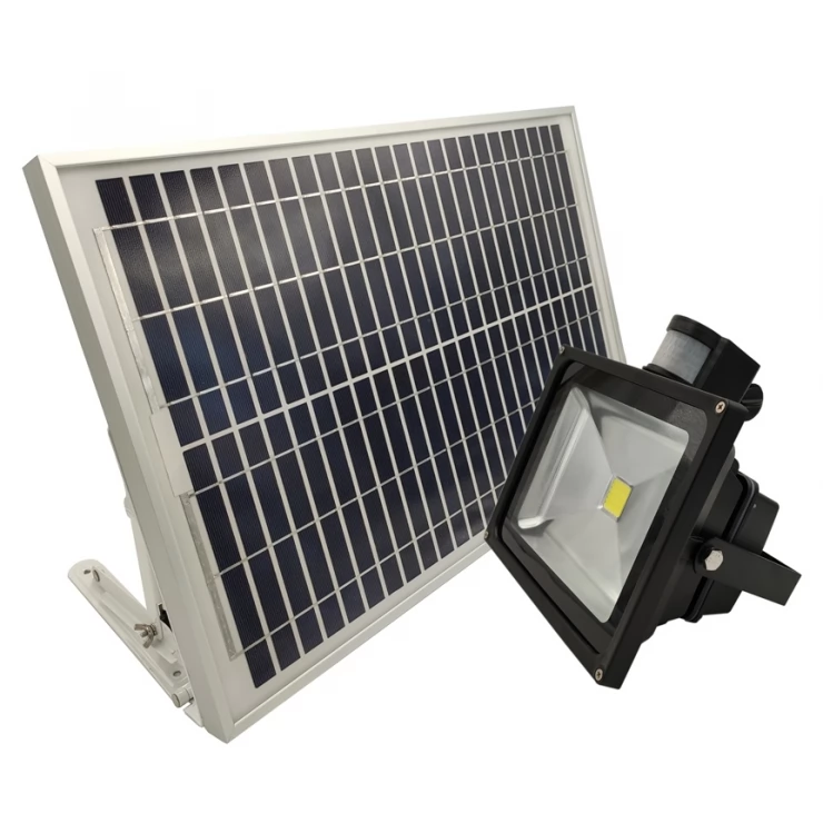 Outdoor Bright 30W Security Solar Motion Sensor Light COB LED Dimmable