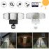 Three Head Super Bright 178 LED Solar Security Wall Light with PIR Motion Sensor