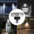Three Head Super Bright 178 LED Solar Security Wall Light with PIR Motion Sensor