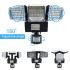 Three Head Super Bright 178 LED Solar Security Wall Light with PIR Motion Sensor