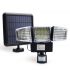 Three Head Super Bright 178 LED Solar Security Wall Light with PIR Motion Sensor