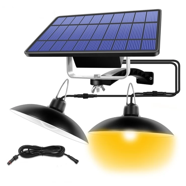 Retro Solar Shed Light Hanging garden Lamp For Indoor Outdoor Lighting