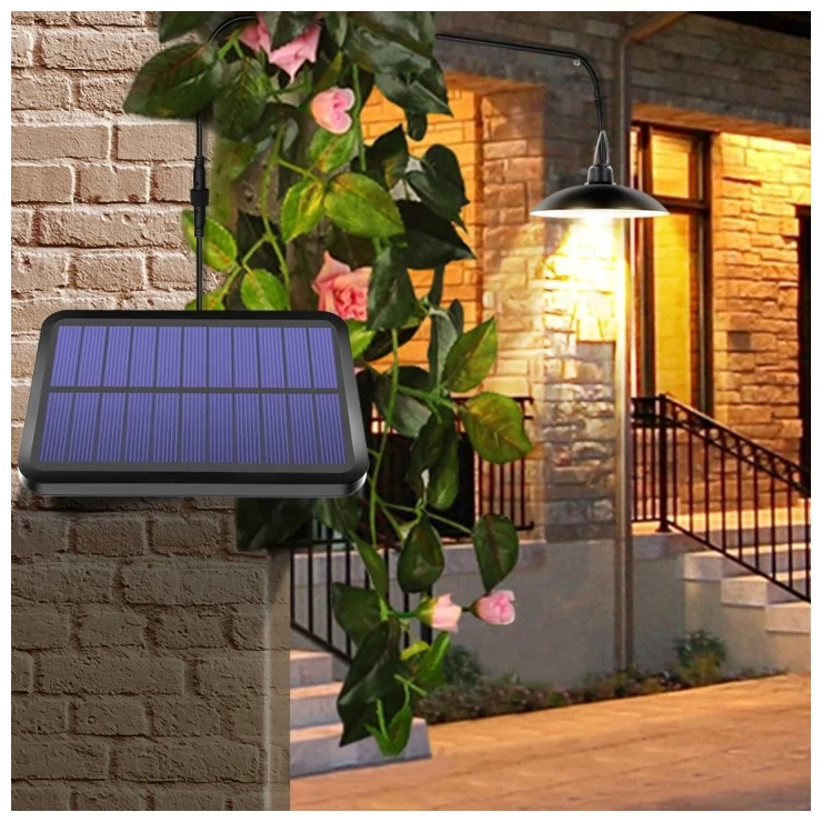 Retro Solar Shed Light Hanging garden Lamp For Indoor Outdoor Lighting