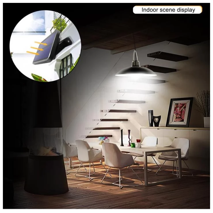 Retro Solar Shed Light Hanging garden Lamp For Indoor Outdoor Lighting