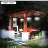 Retro Solar Shed Light Hanging garden Lamp For Indoor Outdoor Lighting