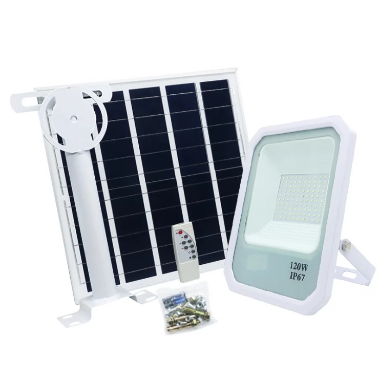 Solar Street Flood Light Commercial Grade High Power Bright LED Lamp