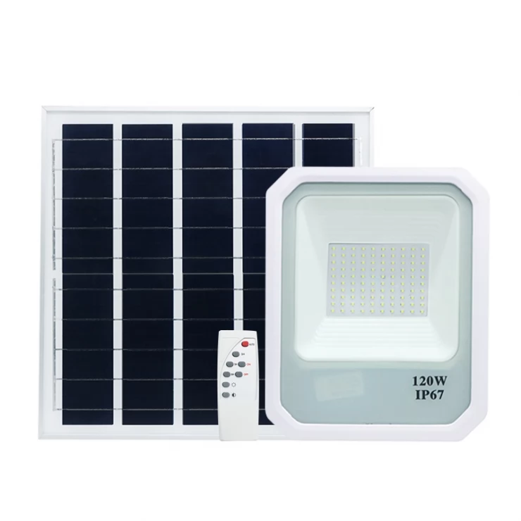 Solar Street Flood Light Commercial Grade High Power Bright LED Lamp