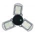 Solar Garden Ceiling Light 60 LED Three Adjustable Lamps With Remote