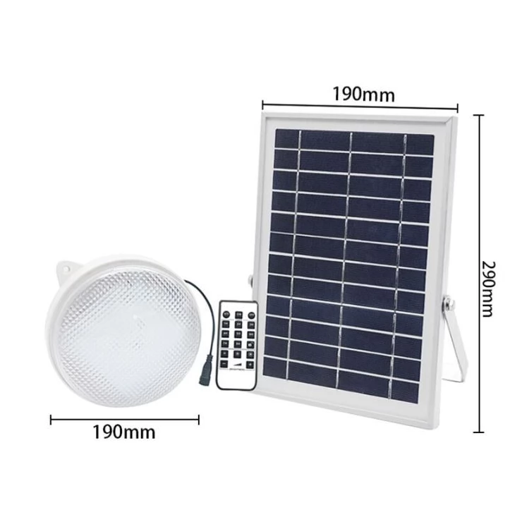 Durable Bright Solar Garden Light 6W 10W LED Wall Ceiling Application