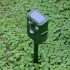 Universal Ultrasonic Solar Birds Animal Repeller PIR Sensor LED Light