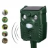 Universal Ultrasonic Solar Birds Animal Repeller PIR Sensor LED Light