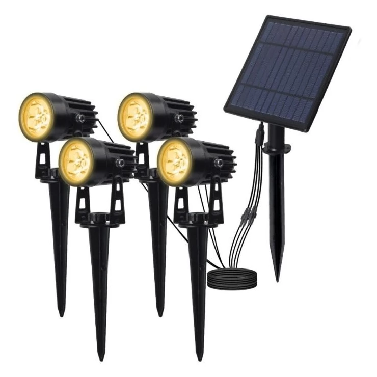 Outdoor Solar Spot Light 4-in-1 LED Garden Lawn Landscape Decoration