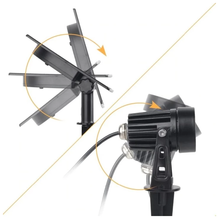 Outdoor Solar Spot Light 4-in-1 LED Garden Lawn Landscape Decoration