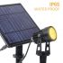 Outdoor Solar Spot Light 4-in-1 LED Garden Lawn Landscape Decoration