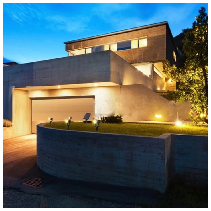 Outdoor Solar Spot Light 4-in-1 LED Garden Lawn Landscape Decoration