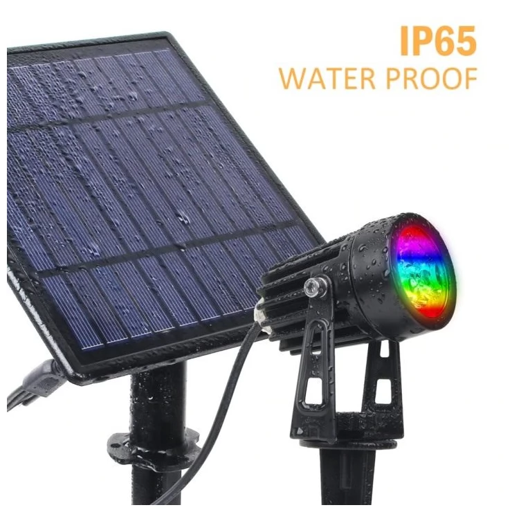 Outdoor Solar Spot Light 4-in-1 LED Garden Lawn Landscape Decoration