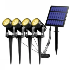 Outdoor Solar Spot Light 4-in-1 LED Garden Lawn Landscape Decoration