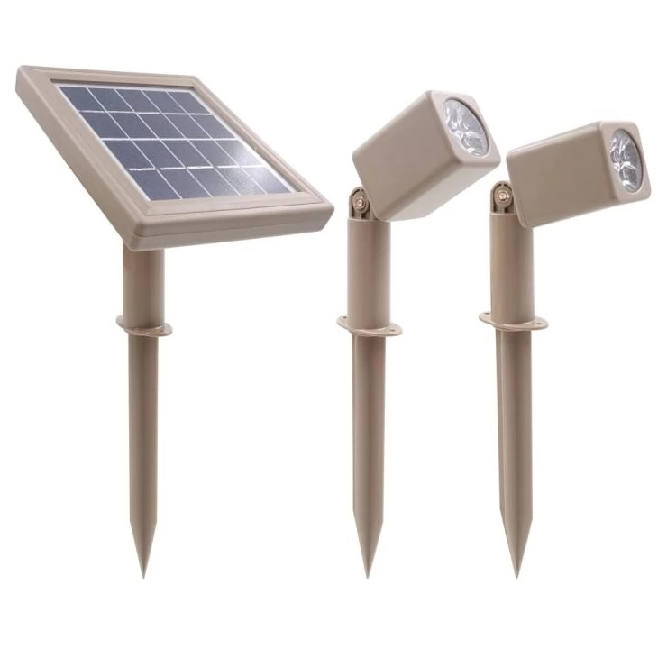 Solar Powered LED Spotlight 3W Outdoor Garden Landscape Decoration