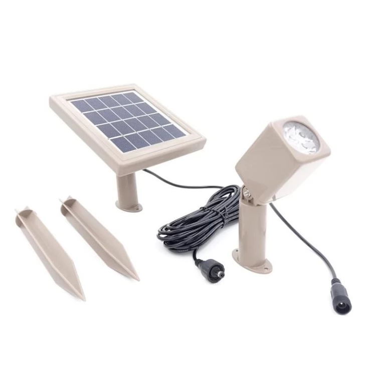 Solar Powered LED Spotlight 3W Outdoor Garden Landscape Decoration