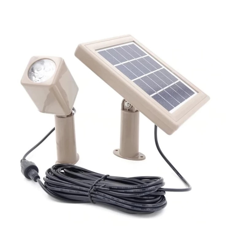 Solar Powered LED Spotlight 3W Outdoor Garden Landscape Decoration