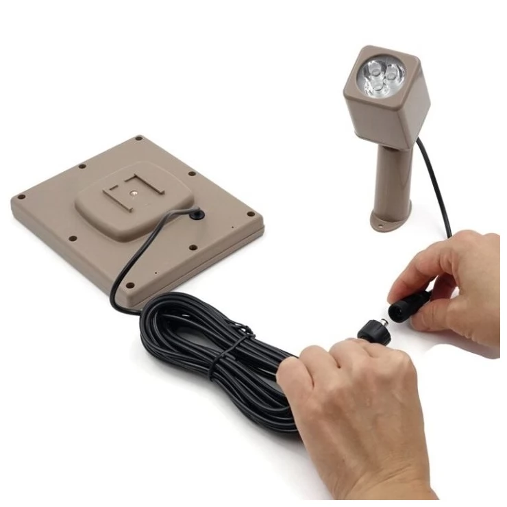 Solar Powered LED Spotlight 3W Outdoor Garden Landscape Decoration