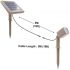 Solar Powered LED Spotlight 3W Outdoor Garden Landscape Decoration