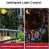 Bright Solar Fairy Lights Outdoor LED Tube String With Remote Control