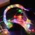Bright Solar Fairy Lights Outdoor LED Tube String With Remote Control