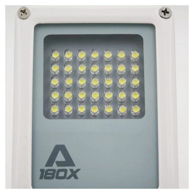 Compact Solar Flood Light 35 LED Durable Metal Security Garden Lamp